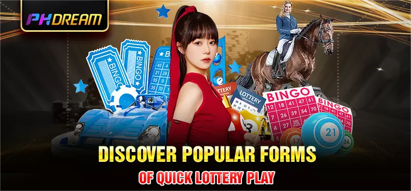 Discover prominent forms of quick lotto game play